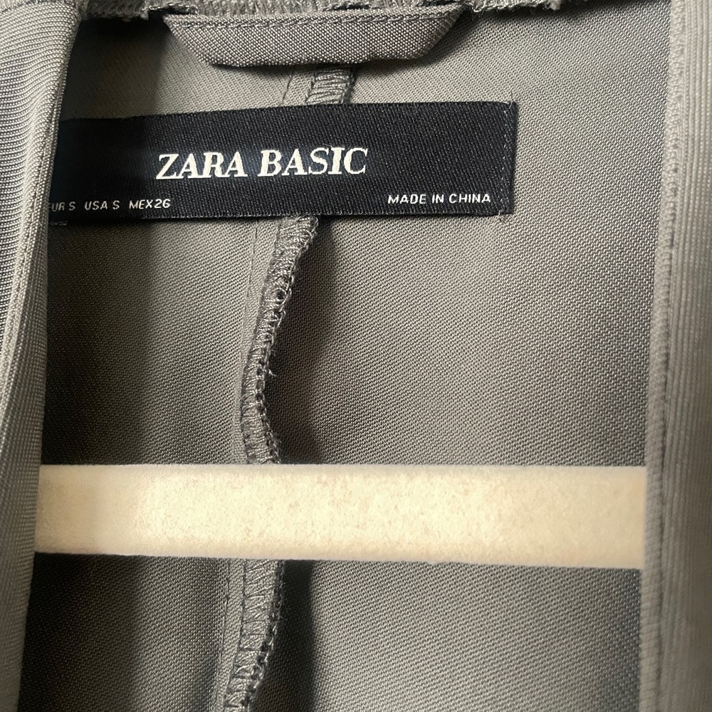 Zara basic khaki green jacket - Picture 3 of 8
